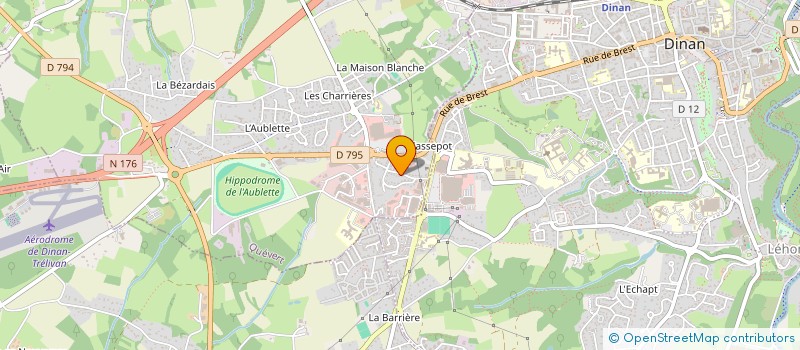 localisation de l'entreprise LADEA à DINAN