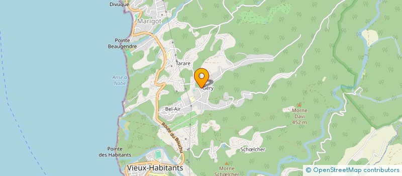 localisation de l'entreprise LADECA à VIEUX-HABITANTS