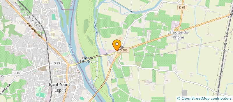 localisation de l'entreprise LADEESSE  LAMOTTE-DU-RHONE