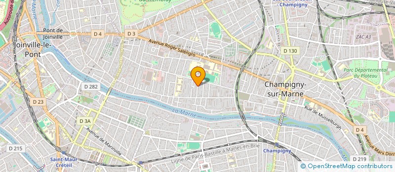 localisation de l'entreprise LADEIRA à CHAMPIGNY-SUR-MARNE