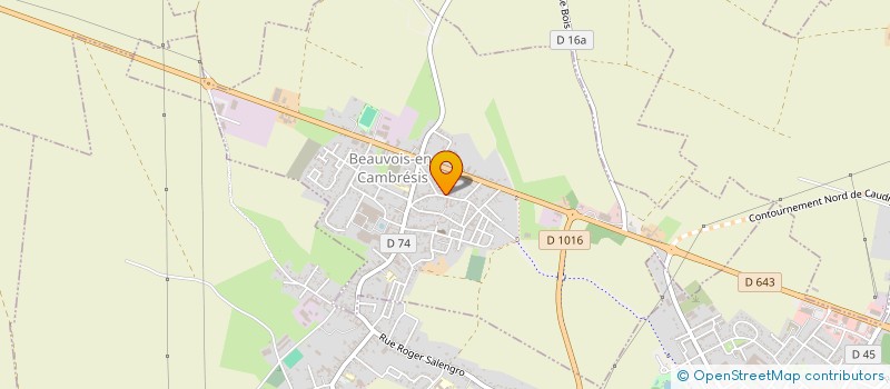 localisation de l'entreprise LADEL  BEAUVOIS-EN-CAMBRESIS