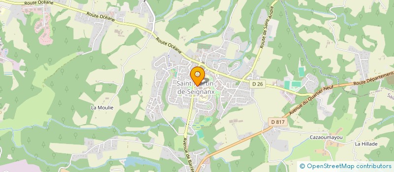 localisation de l'entreprise LADEL  SAINT-MARTIN-DE-SEIGNANX