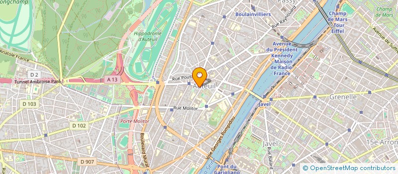 localisation de l'entreprise LADELICE D'AUTEUIL  PARIS