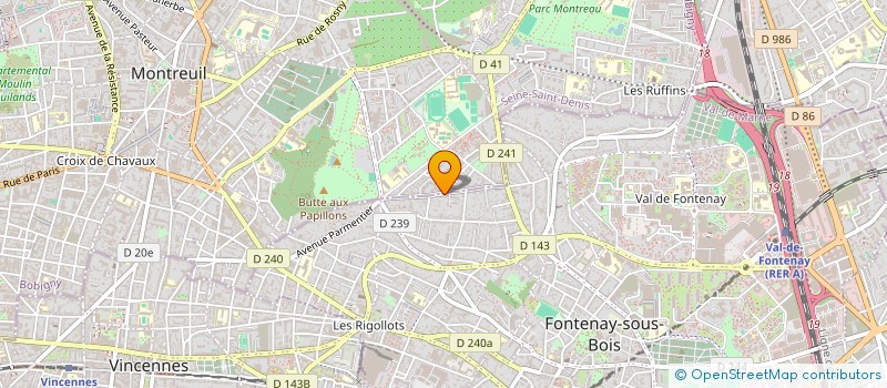 localisation de l'entreprise LADENA CONSEIL à FONTENAY-SOUS-BOIS
