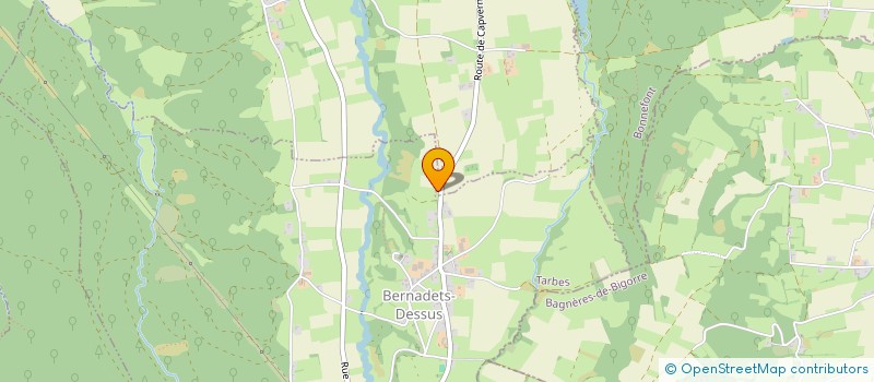 localisation de l'entreprise LADEVEZE  BERNADETS-DESSUS