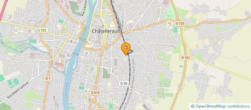 localisation de l'entreprise LADIA  CHATELLERAULT