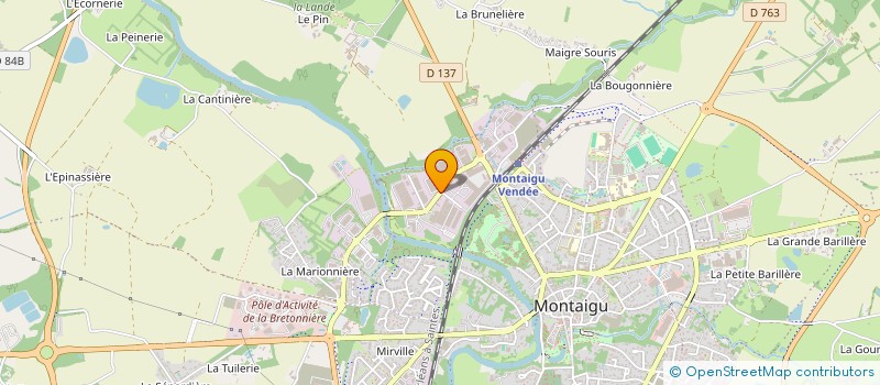 localisation de l'entreprise LADIES à MONTAIGU-VENDEE