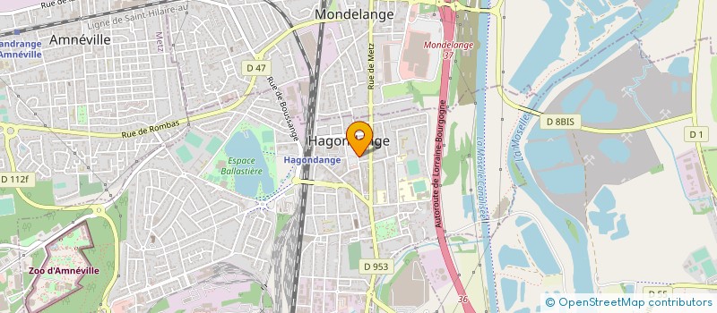 localisation de l'entreprise LADIES AND GENTLEMEN  HAGONDANGE