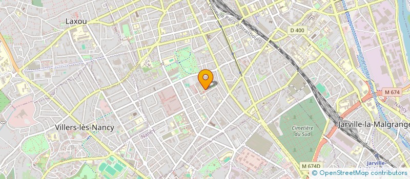 localisation de l'entreprise LADIES - SARL  NANCY