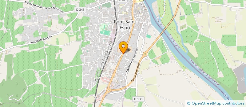 localisation de l'entreprise LADIGNAC FINANCES  SAINT-JULIEN-DE-PEYROLAS