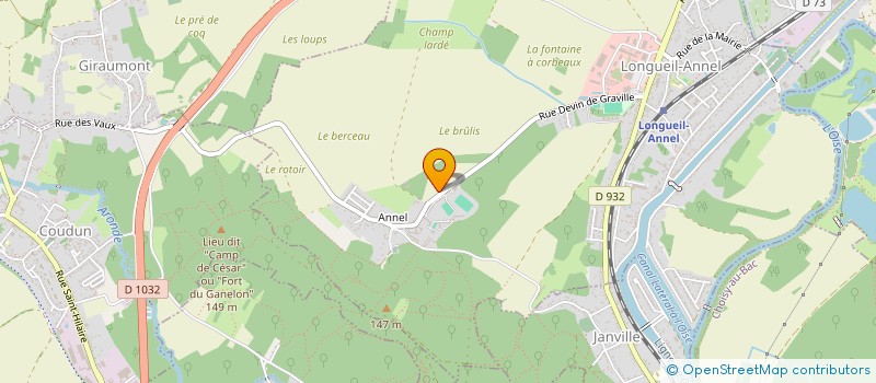 localisation de l'entreprise LADIS  LONGUEIL-ANNEL