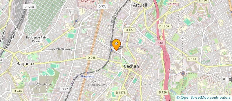 localisation de l'entreprise LADISYMMO  CACHAN