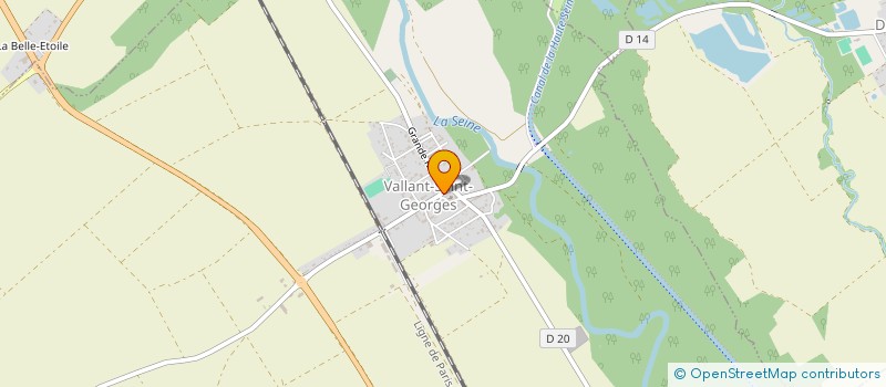 localisation de l'entreprise LADIVA à VALLANT-SAINT-GEORGES