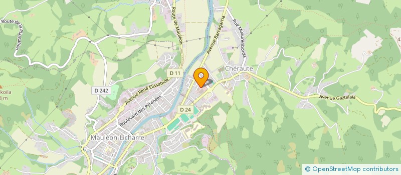 localisation de l'entreprise LADIX à CHERAUTE