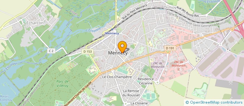 localisation de l'entreprise LADJAL BOXING CLUB  MENNECY