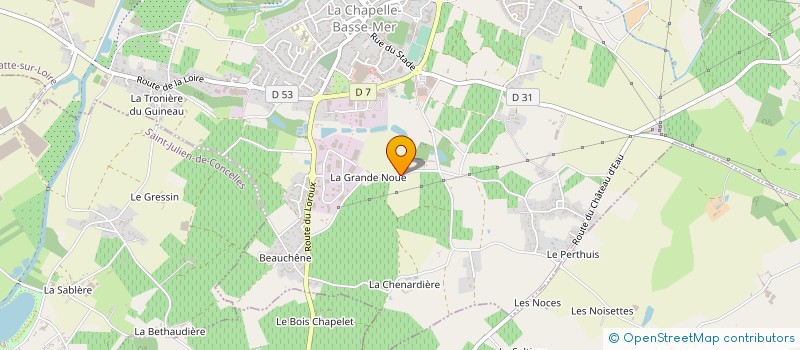 localisation de l'entreprise LADJI PAYSAGE à DIVATTE-SUR-LOIRE