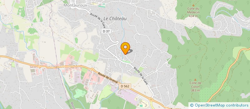 localisation de l'entreprise LADL  MONTAUROUX