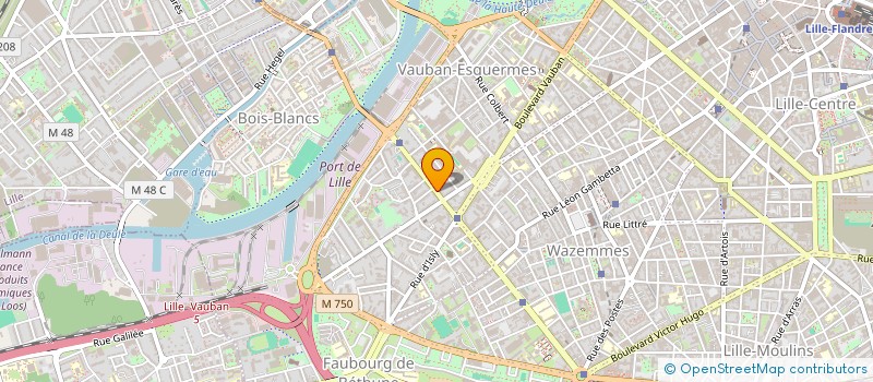 localisation de l'entreprise LADL à LILLE