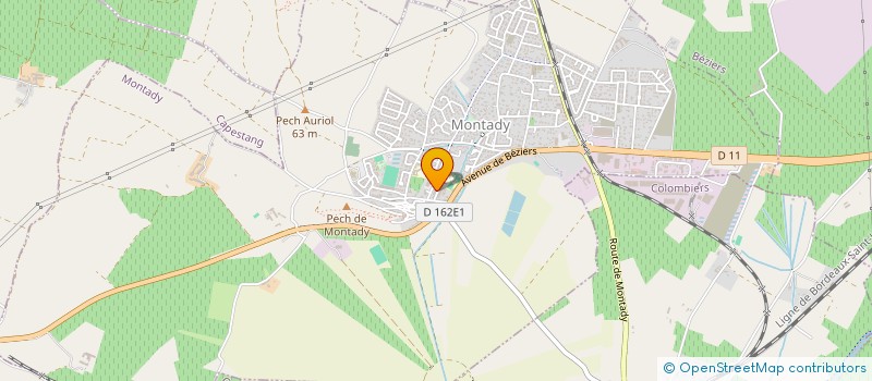 localisation de l'entreprise LADLV  MONTADY