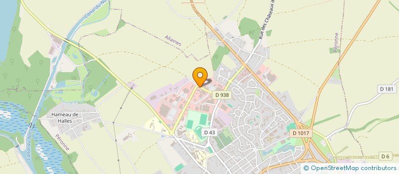 localisation de l'entreprise LADM  PERONNE