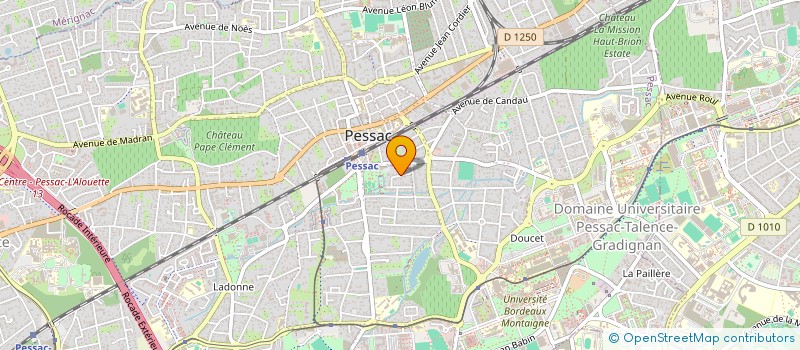 localisation de l'entreprise LADO MERIGNAC  PESSAC