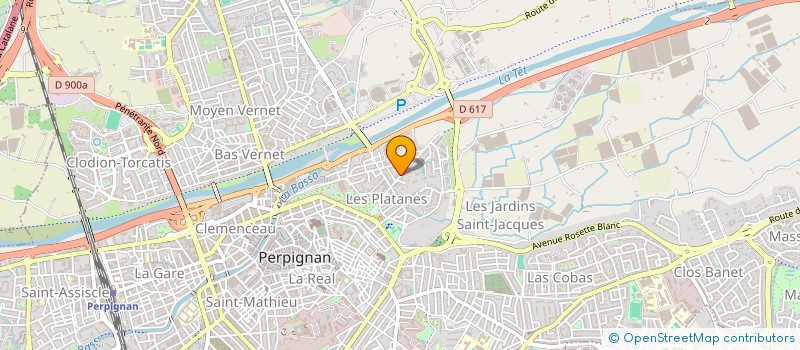 localisation de l'entreprise LADOCA  PERPIGNAN