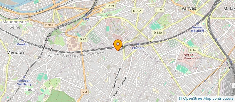localisation de l'entreprise LADOCE à CLAMART