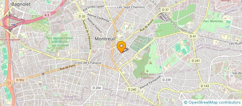 localisation de l'entreprise LADOMIFA SOL ! à MONTREUIL