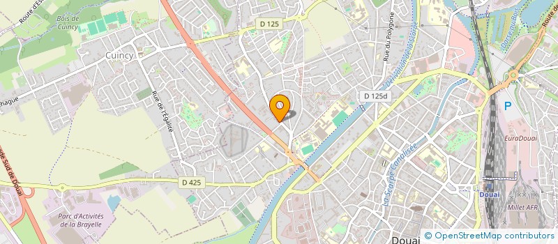 localisation de l'entreprise LADON DDBJ à DOUAI