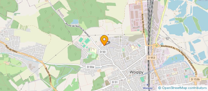 localisation de l'entreprise LADONCHAMPS à WOIPPY