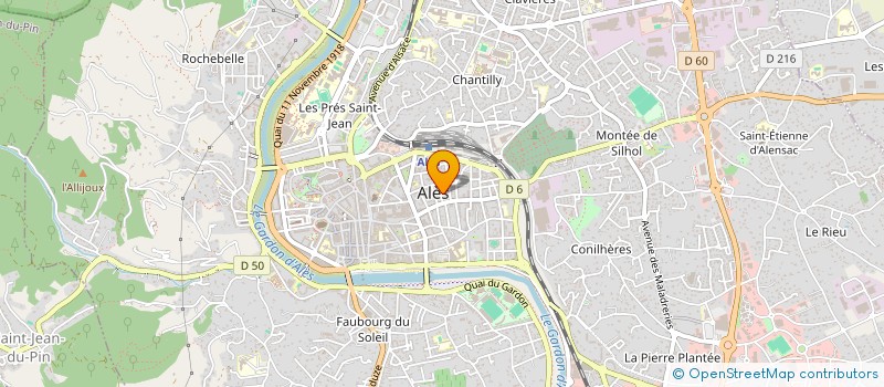 localisation de l'entreprise LADOUCEUR  ALES