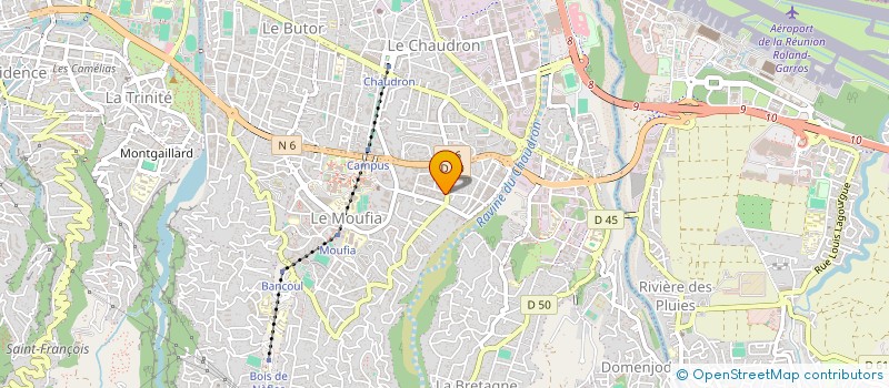 localisation de l'entreprise LADOUCEUR TRANSPORT COMMUN MARCHANDISES à SAINT-DENIS