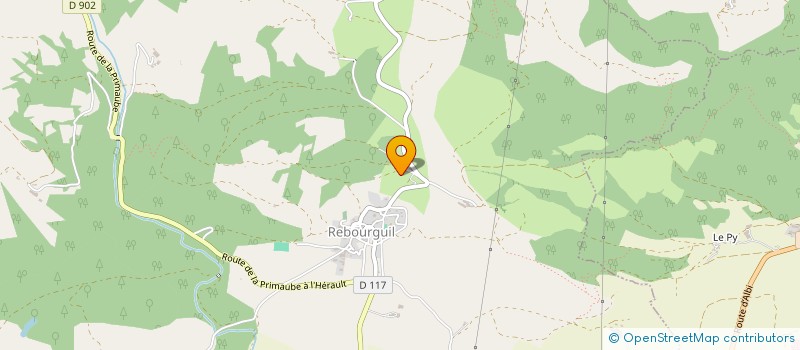 localisation de l'entreprise LADOUS  REBOURGUIL