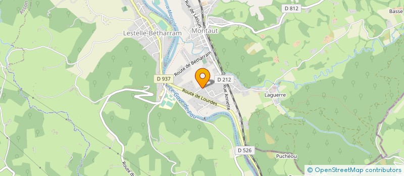 localisation de l'entreprise LADOUSSE ELEVATION TERRASSEMENT  MONTAUT
