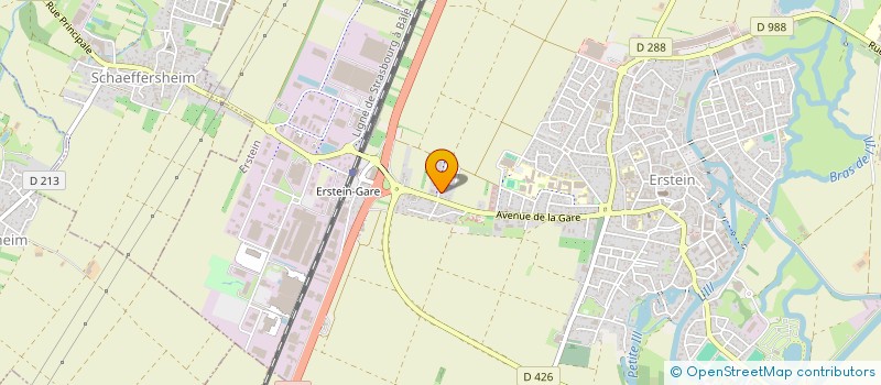 localisation de l'entreprise LADP 2004  ERSTEIN