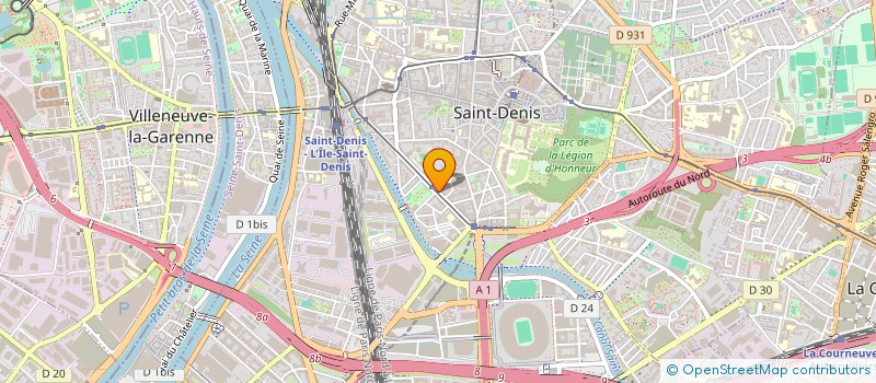 localisation de l'entreprise LADP à SAINT-DENIS
