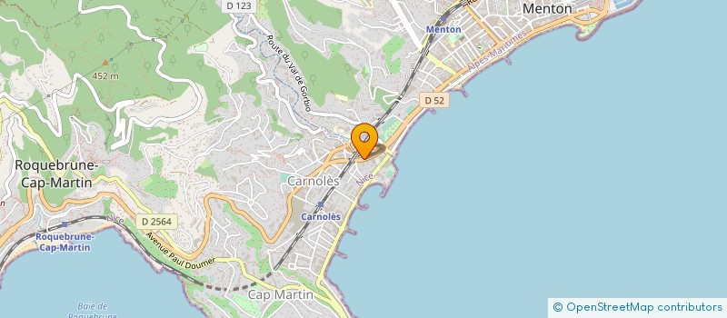 localisation de l'entreprise LADR EDITIONS à ROQUEBRUNE-CAP-MARTIN
