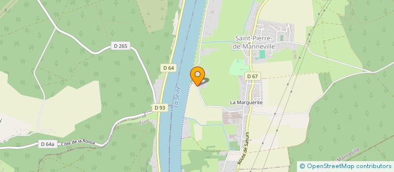 localisation de l'entreprise LADROU BOULET  SAINT-PIERRE-DE-MANNEVILLE