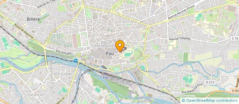 localisation de l'entreprise LADROUM à PAU