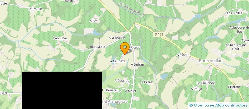 localisation de l'entreprise LADRY'M VIGNES  SALLES D'ARMAGNAC