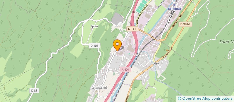 localisation de l'entreprise LADS à GROISSIAT