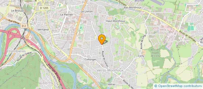 localisation de l'entreprise LADUPLA  VETRAZ-MONTHOUX