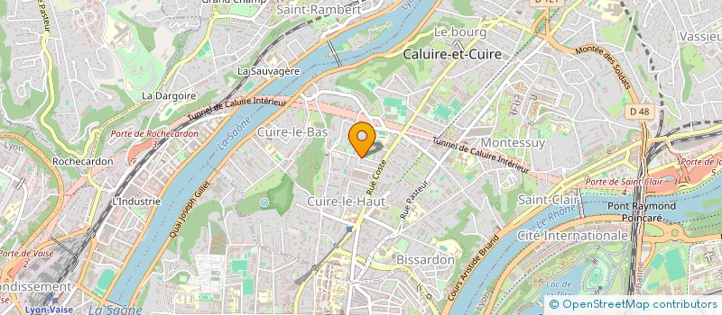 localisation de l'entreprise LADUT'INVEST  CALUIRE-ET-CUIRE