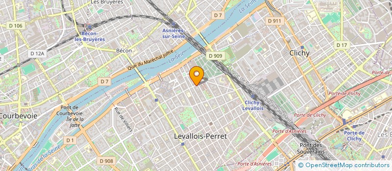 localisation de l'entreprise LADV PARIS à LEVALLOIS-PERRET