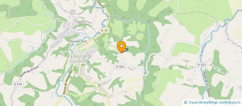 localisation de l'entreprise LADY ALAI à LA BASTIDE-CLAIRENCE