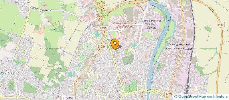 localisation de l'entreprise LADY ALBA, L'AMAZONE DE LA DOUAT  AUXERRE