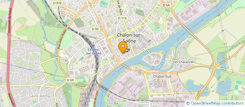 localisation de l'entreprise LADY BARBER BEAUTIFUL AFRO AMERICAIN  CHALON-SUR-SAONE