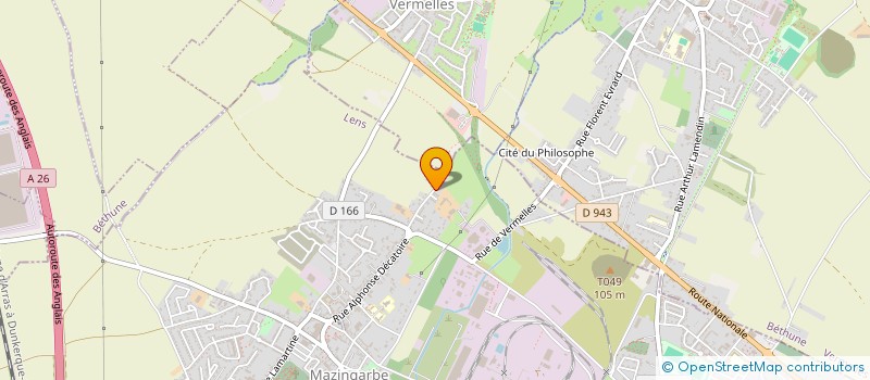 localisation de l'entreprise LADY BOXING TEAM  MAZINGARBE