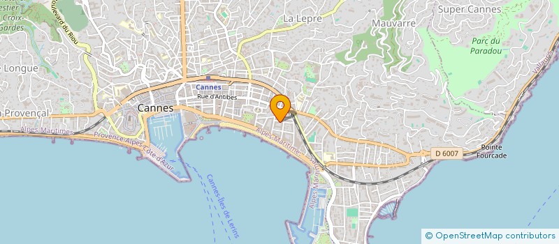 localisation de l'entreprise LADY DIAMOND à CANNES