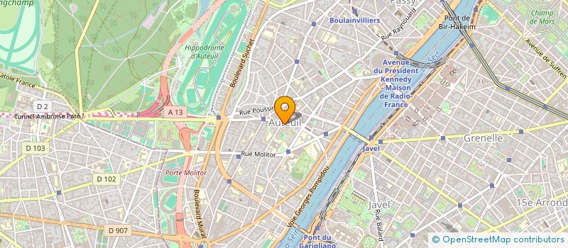 localisation de l'entreprise LADY DOM à PARIS